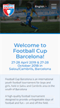 Mobile Screenshot of footballcupbarcelona.com